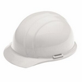 Liberty Cap Hard Hat with 4 Point Mega Ratchet Suspension - White